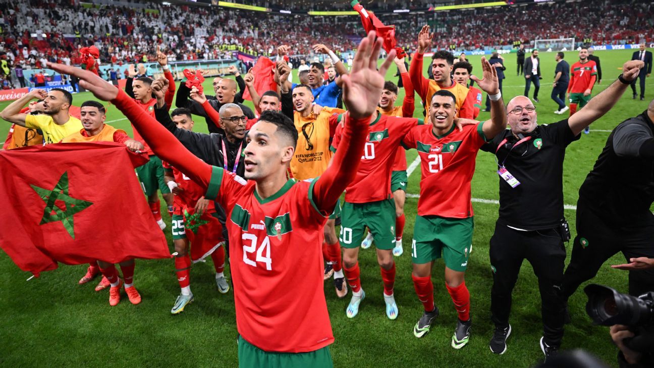 Morocco on Portugal win: We're the World Cup's Rocky Balboa - Frans Voetbalelftal - Marokkaans Voetbalelftal Opstellingen