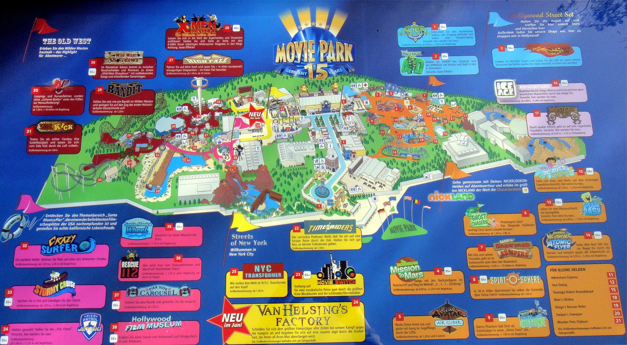 Movie Park Germany - Waar Ligt Movie Park In Duitsland
