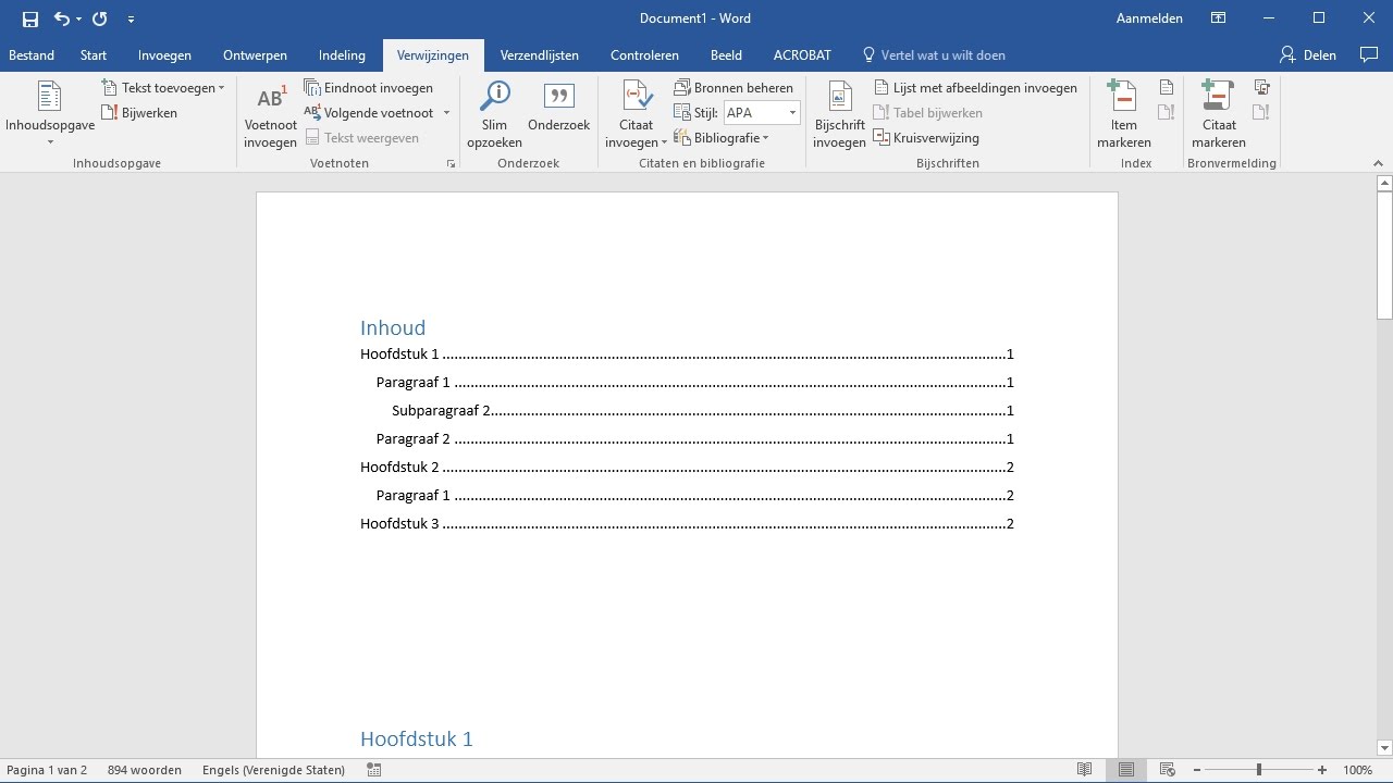 MS Word - Inhoudsopgave in 90 seconden - YouTube - Hoe Voeg Ik Een Inhoudsopgave Toe In Word