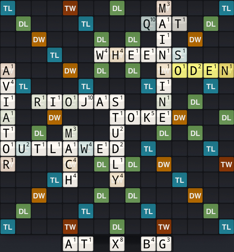 my current Wordfeud game - word-grabber.com - Hoeveel Van Welke Letters In Wordfeud