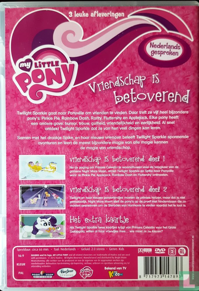 My Little Pony - Vriendschap is betoverend deel 1 DVD 1 (2012) - DVD - My Little Pony Vriendschap Is Betoverend
