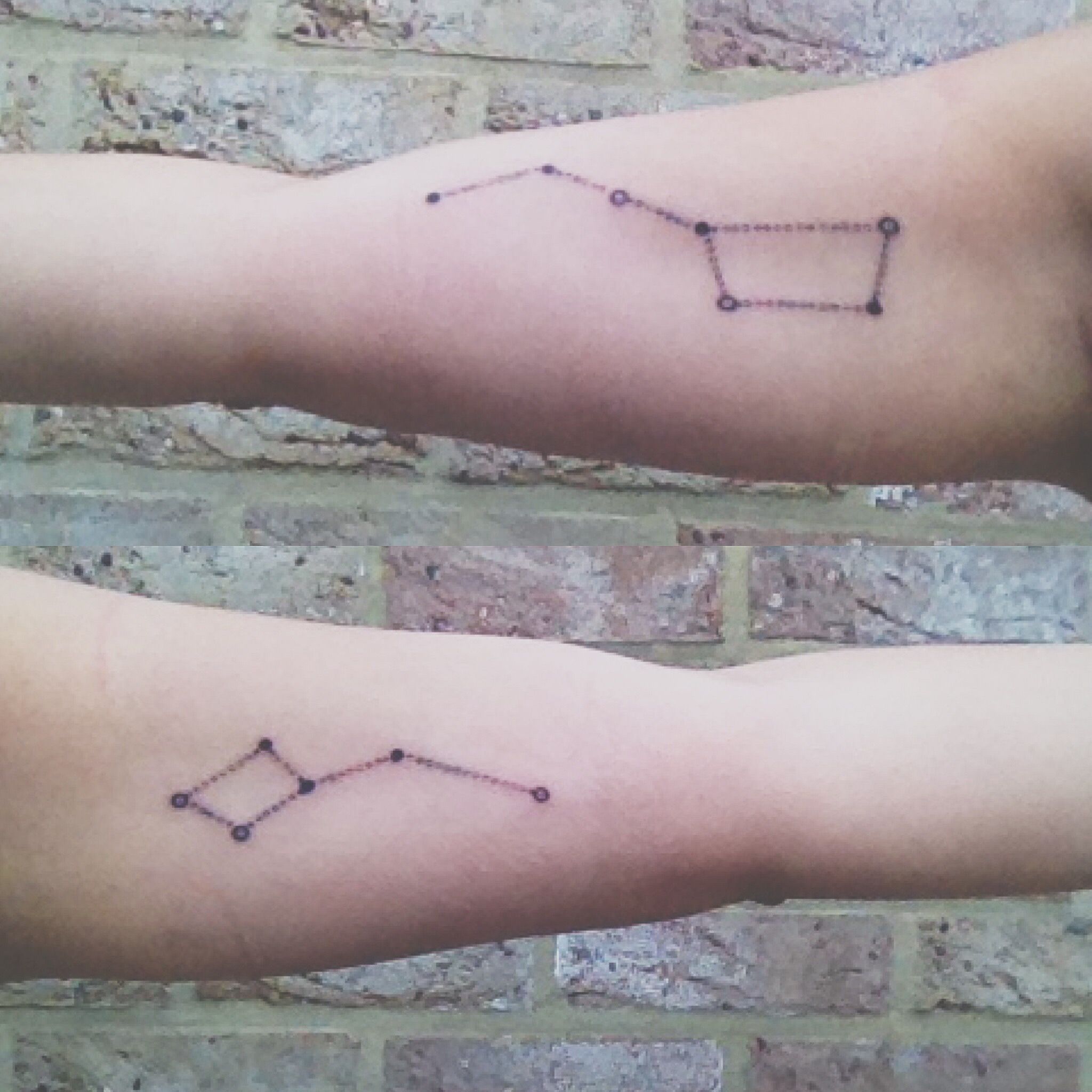 My new tattoo. Big and little dipper / grote en kleine beer. | Matching - Grote Beer En Kleine Beer Sterren