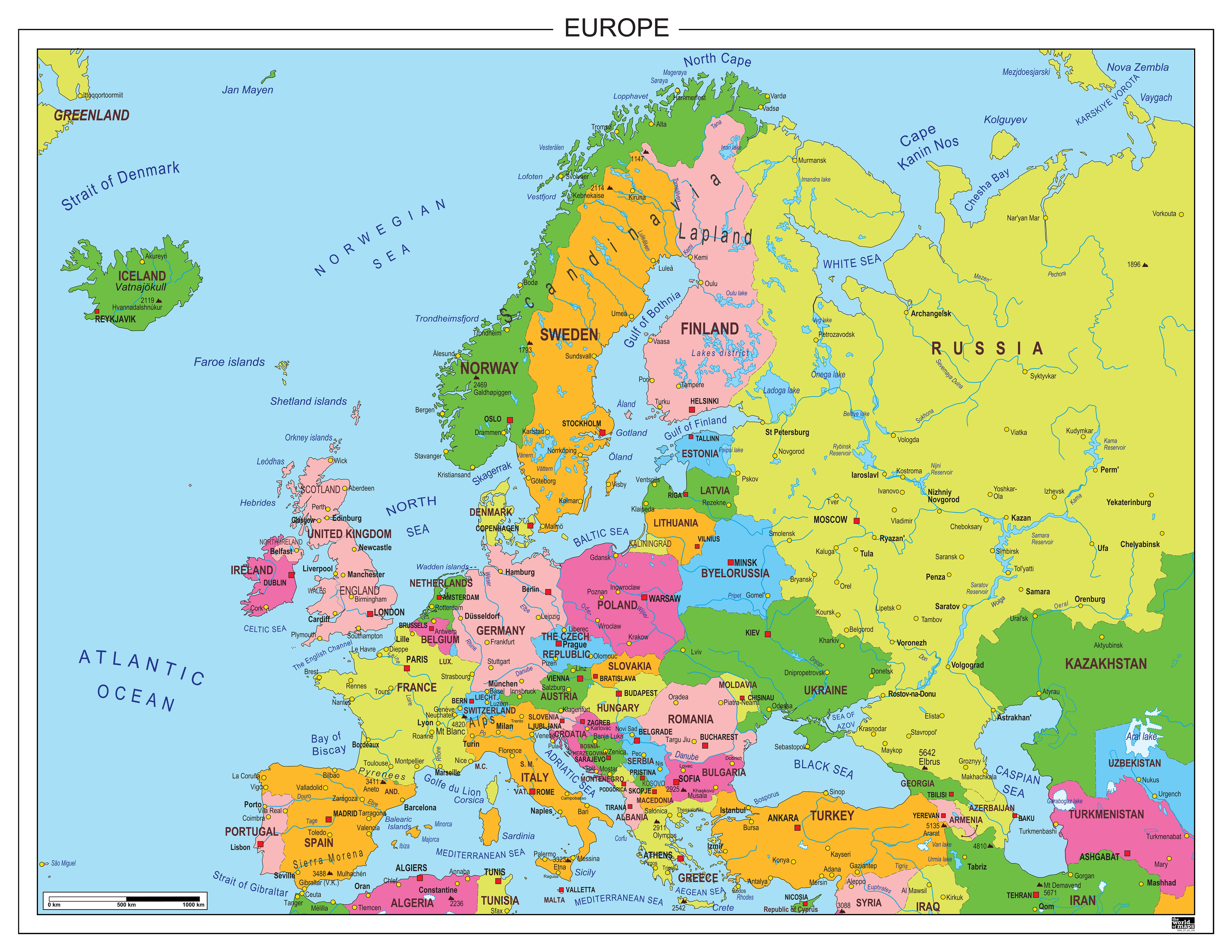 Nachtkastje Wit - Welke Landen Hebben De Euro Niet