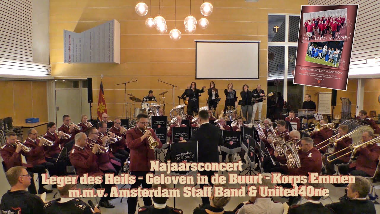 Najaarsconcert Leger des Heils Emmen door Amsterdam Staff Band - Leger Des Heils Korps Dordrecht