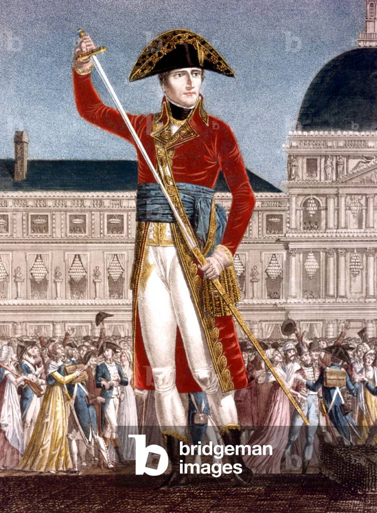 Napoleon Bonaparte (1799-1804) prime consul putting back his sword in - Hoe Kwam Napoleon Aan Het Geld Voor Zijn Leger