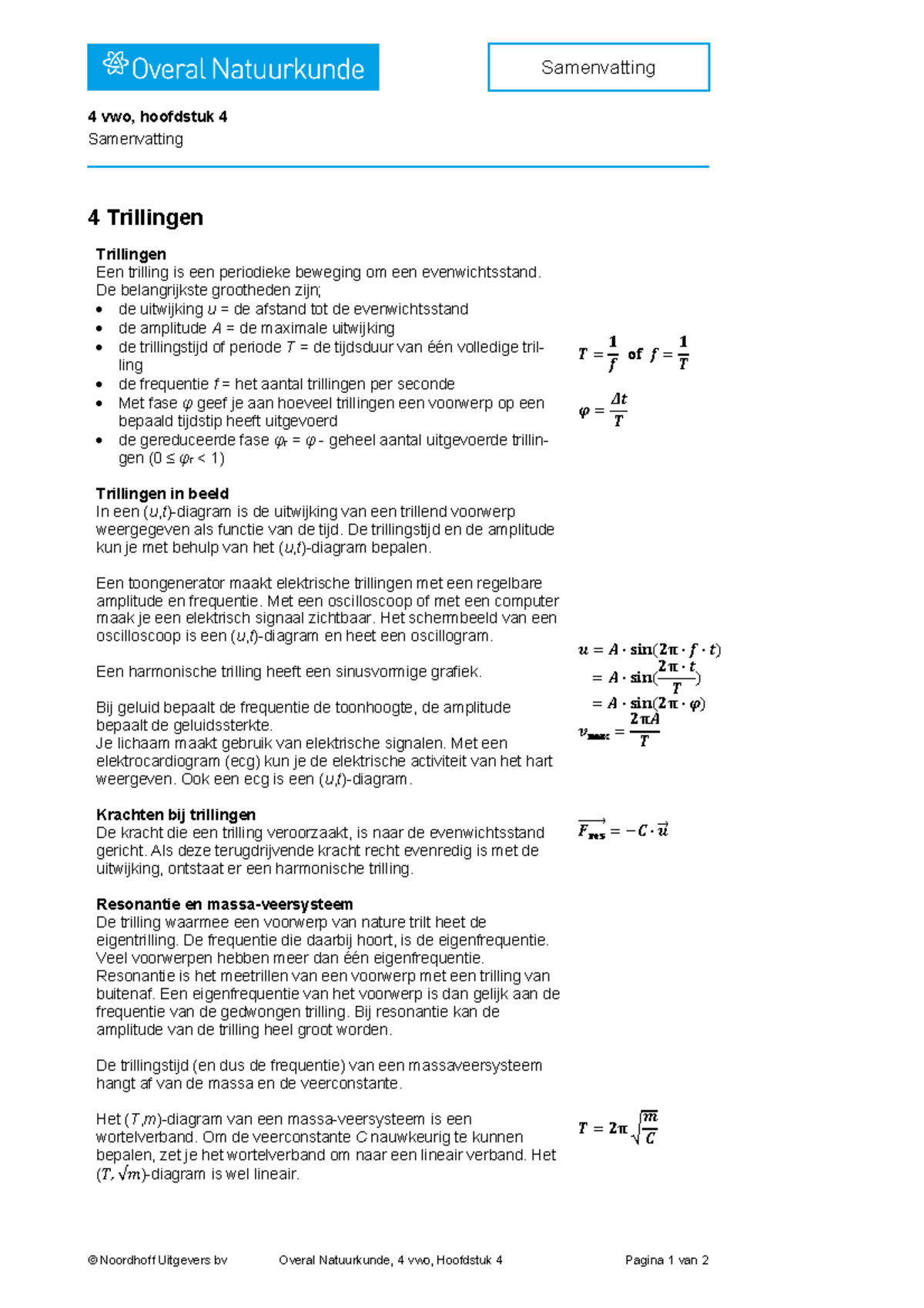 Natuurkunde 4 Vwo Uitwerkingen - Bloemen - Overal Natuurkunde 4 Vwo Uitwerkingen Hoofdstuk 2