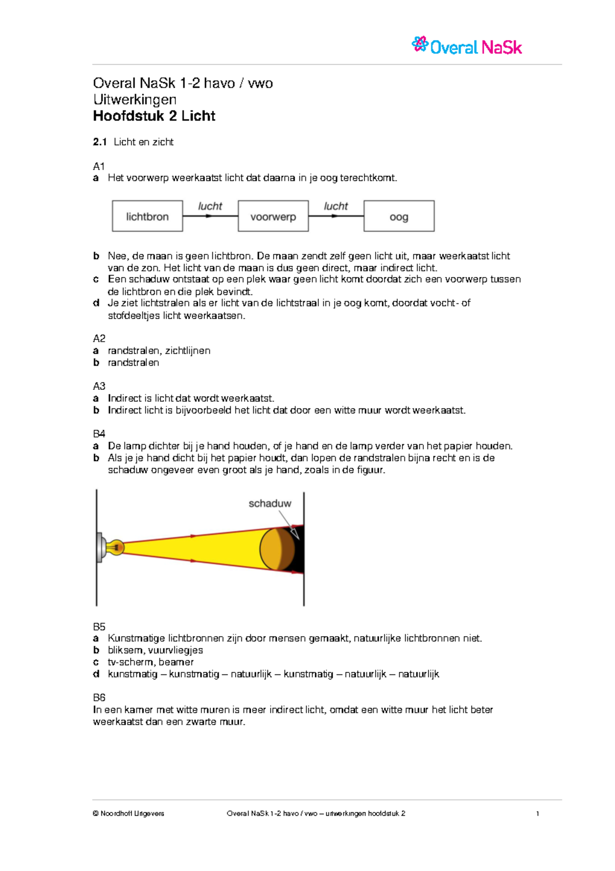 Natuurkunde havo 2 hoofdstuk 2 - Overal NaSk 1-2 havo / vwo - Antwoorden Nova Natuurkunde 3 Havo