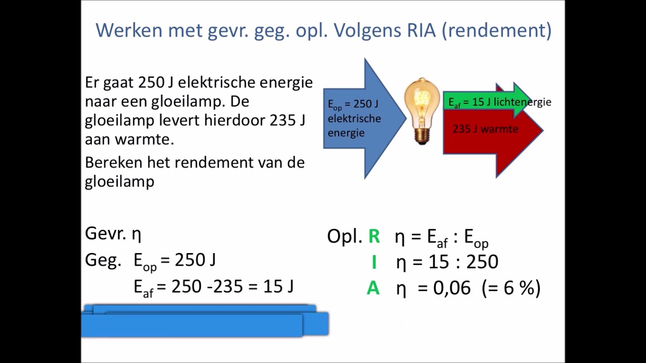 Natuurkunde Rendement berekenen - YouTube - Hoe Bereken Je De Rendementsgrondslag