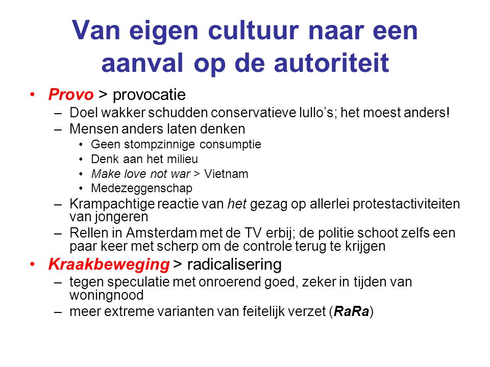 Nederlanders en hun Gezagsdragers Les 2 Gezag onder druk door de Jeugd - Geschiedenis Werkplaats Nederlanders En Hun Gezagsdragers Havo Katern