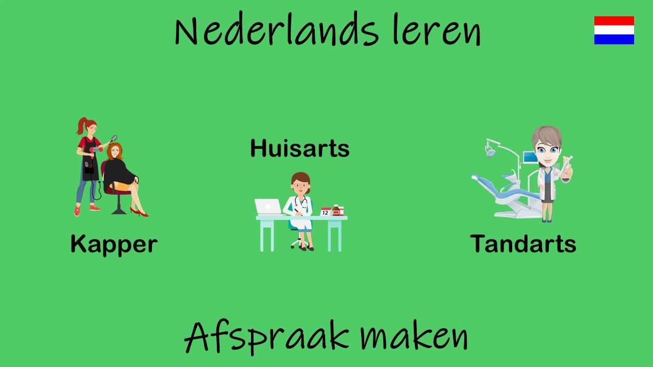 Nederlands leren; Afspraak maken. (Les 43) - YouTube - Welke Taal Spreken Ze In Frankrijk