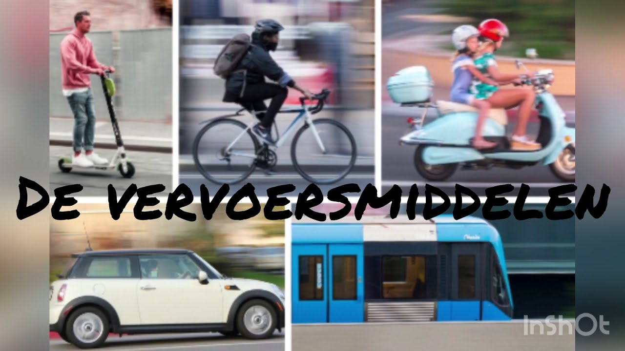 Nederlands leren (BE) - de vervoersmiddelen (les moyens de transport - Met Welk Vervoermiddel Kun Je Over Deze Dam Rijden