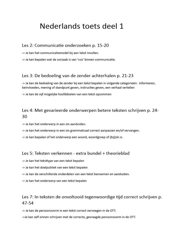Wat Is Een Summatieve Toets