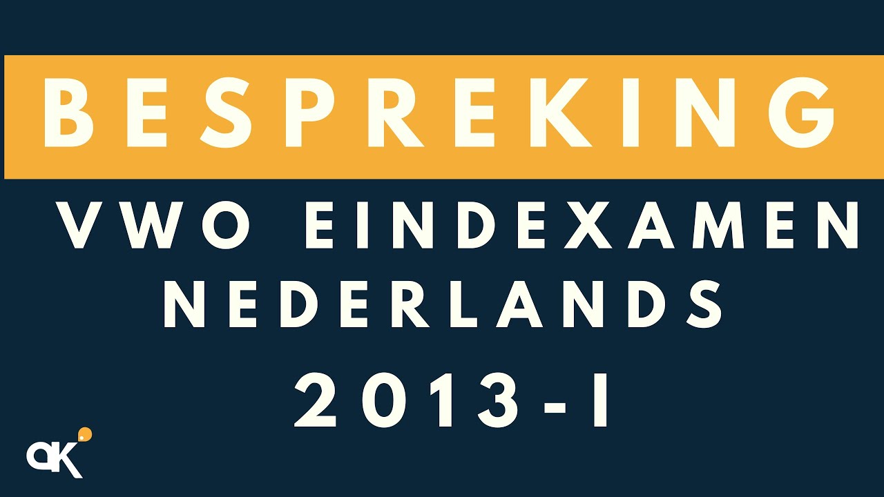 Hoe Lang Duurt Nederlands Examen Vwo