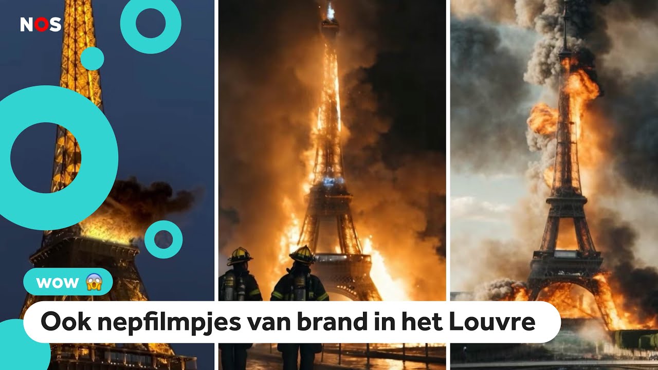 Nee, de Eiffeltoren staat niet in brand - YouTube - Waarom Is De Eiffeltoren Toch Gebleven