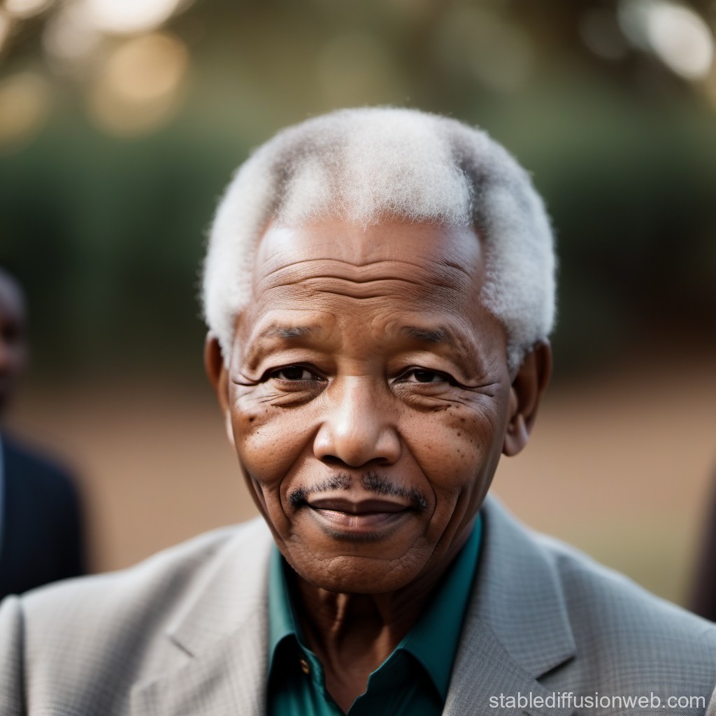 Nelson Mandela Image | Stable Diffusion Online - Wat Heeft Nelson Mandela Gedaan