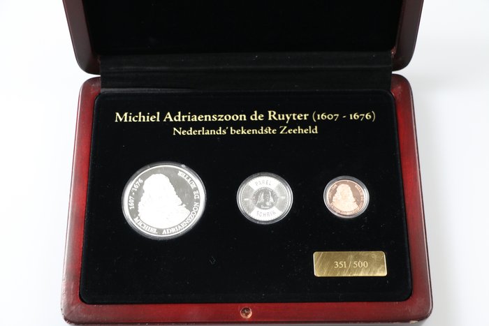 Netherlands. 2007 Grootste Zeeheld Michiel de Ruyter Set (HNM) - Catawiki - Wat Voor Rang Had De Zeeheld Michiel De Ruyter