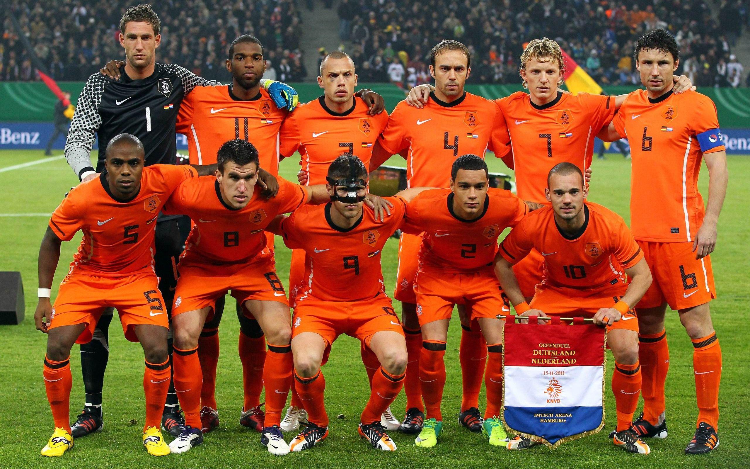 Netherlands National Football Team Wallpapers - Wallpaper Cave - Hoe Oud Zijn De Spelers Van Het Nederlands Elftal