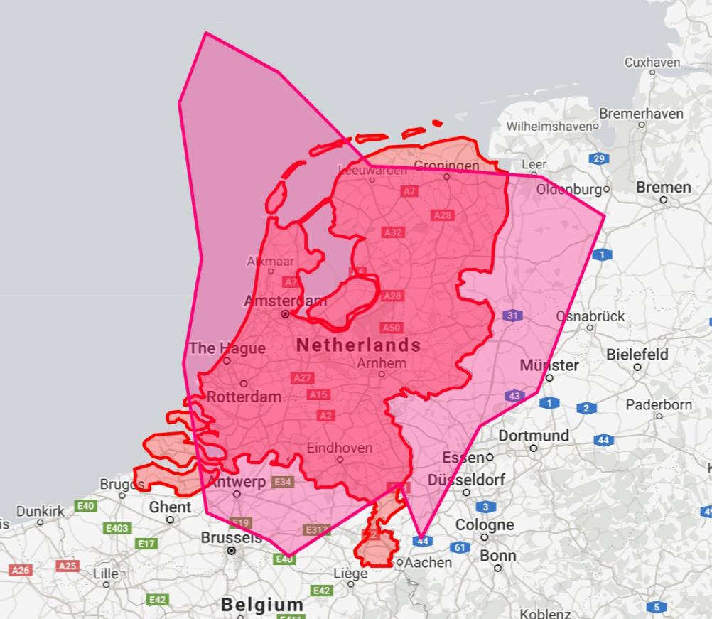 Netherlands vs Tasmania, Australia's smallest state : r/AussieMaps - Hoeveel Groter Is Frankrijk Dan Nederland