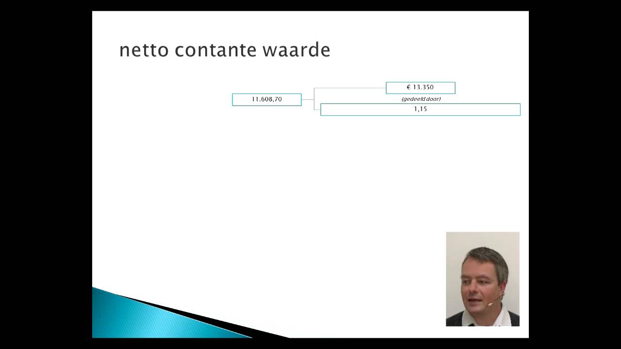Netto contante waarden - YouTube - Hoe Bereken Je De Contante Waarde