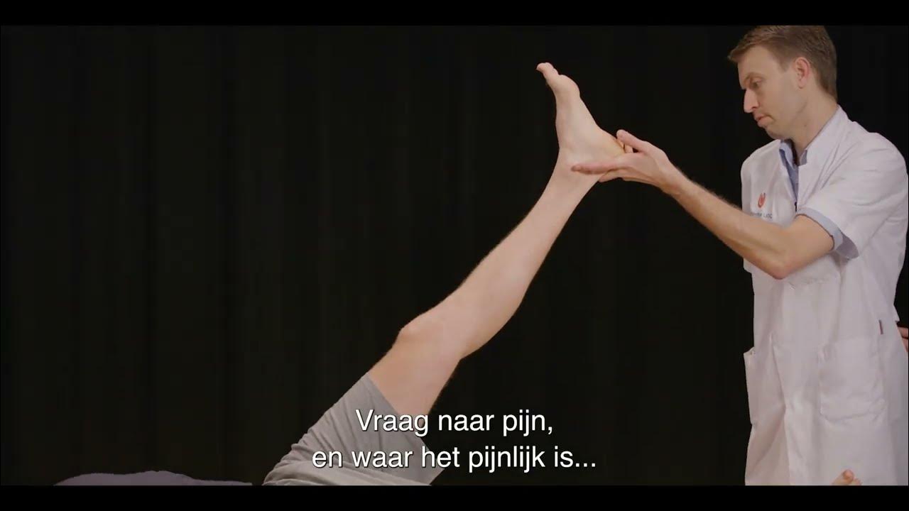 Neurologisch onderzoek: radiculaire prikkelingstesten - YouTube - Geen Reflexen In De Benen