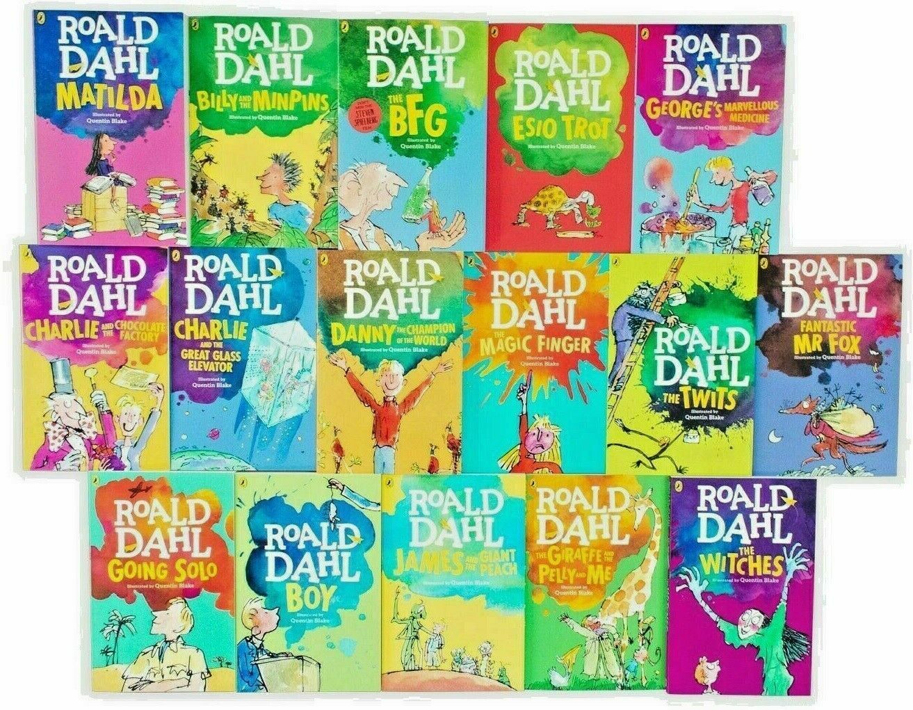 New ROALD DAHL 16 Children Books Box Set Stories Kids Paperback - Hoeveel Boeken Heeft Roald Dahl Geschreven