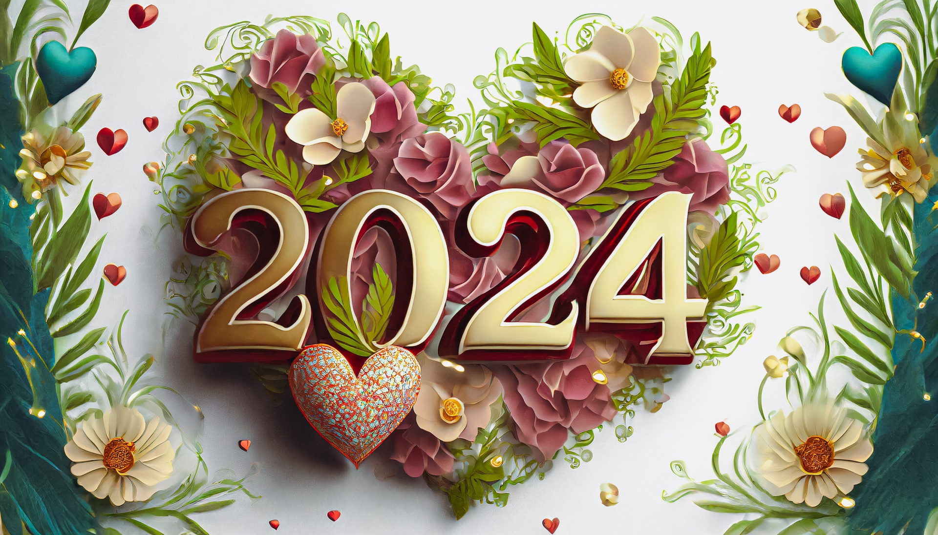 New Year 2024, Greeting Card Free Stock Photo - Public Domain Pictures - Woord Van Het Jaar 2024