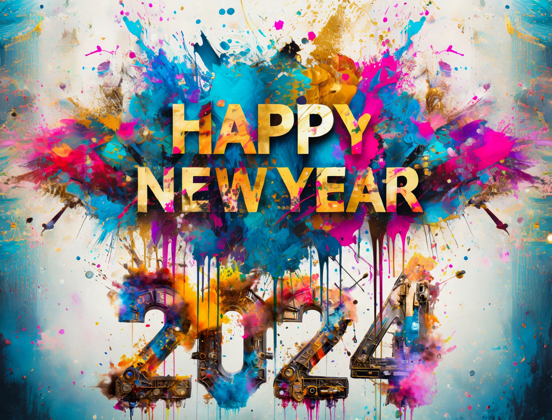 New Year, 2024, Greeting Card Free Stock Photo - Public Domain Pictures - Plaatjes Oud En Nieuw 2024