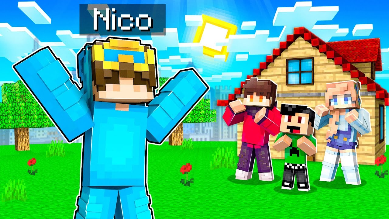 Nico Visits Minecraft Block City! - YouTube - Nico Ter Linden Het Verhaal Gaat