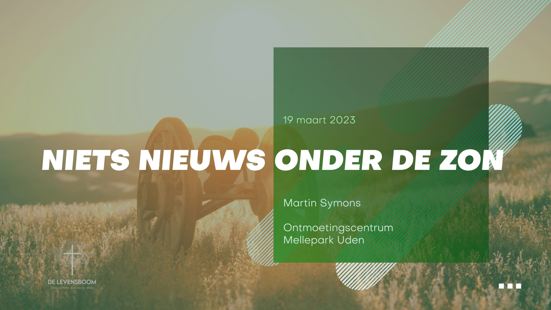 Niets nieuws onder de zon - De Levensboom Uden - Niets Nieuws Onder De Zon