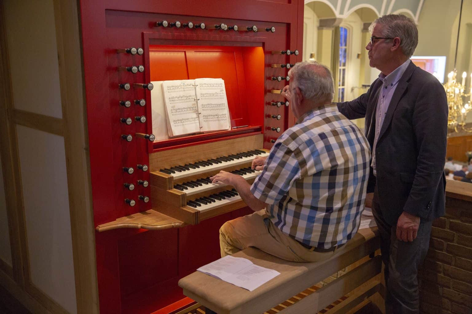 Nieuwe orgel in gebruik genomen – Hervormde gemeente te Valkenburg aan - De Eerste Keer Orgel In Kerkdienst Spelen