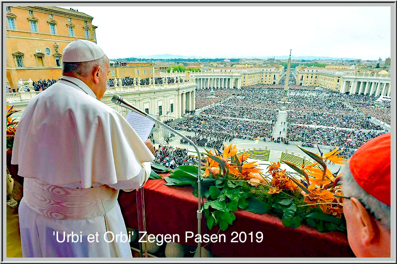 Nieuws: Paasboodschap van Paus Franciscus en Urbi et Orbi 2019 - De Paus Paas Kerkdienst