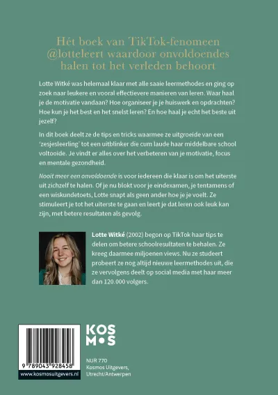 Boek Nooit Meer Een Onvoldoende