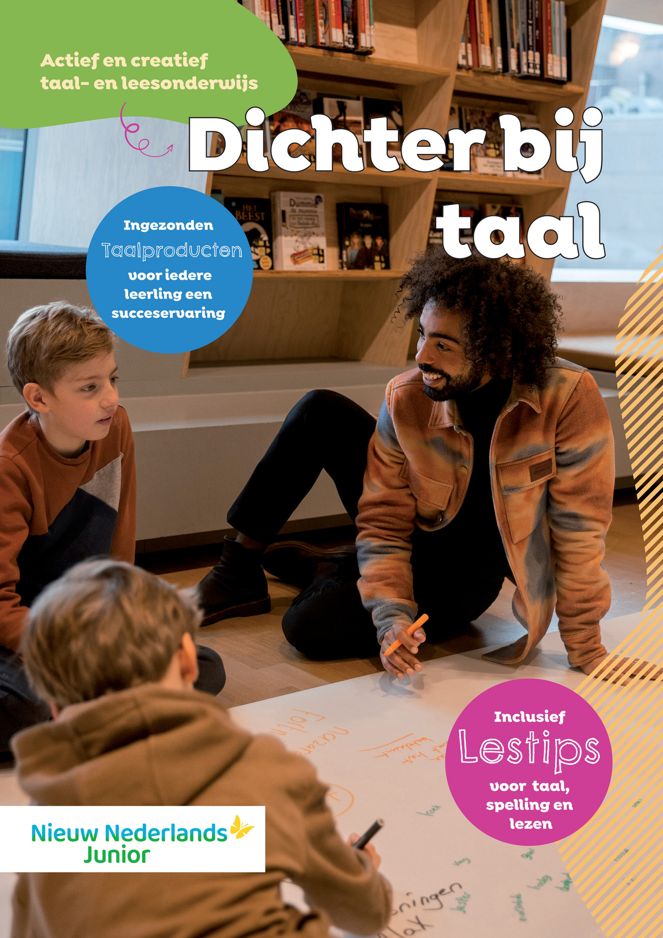 Noordhoff Basisonderwijs - Magazine Nieuw Nederlands Junior - Pagina 18-19 - Noordhoff In Je Pocket Wiskunde
