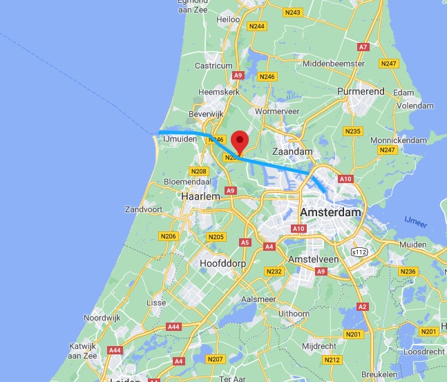 Noordzee kanaal – Holland – Land des Wassers - Waar Is De Monding Van Het Noordzeekanaal