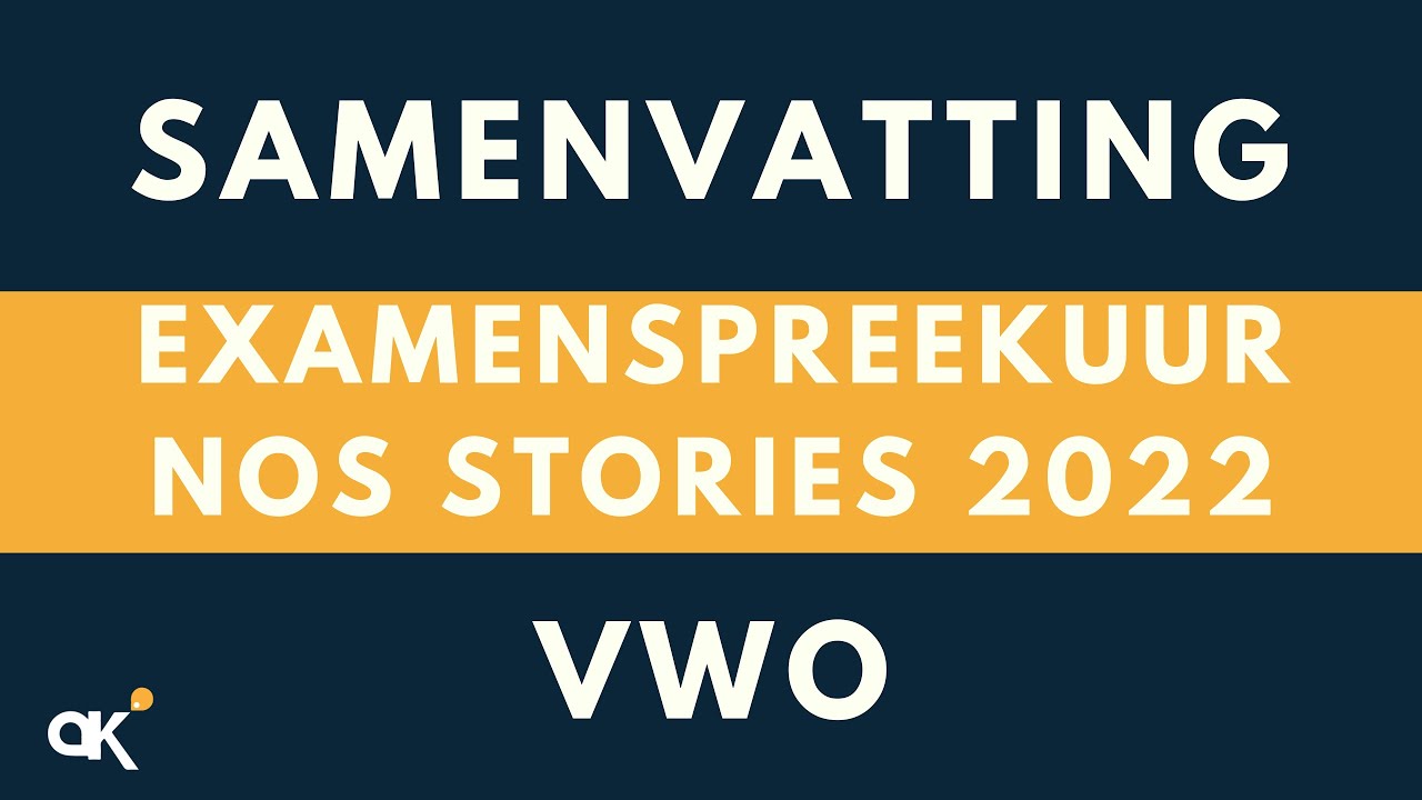 NOS Stories vwo-examenspreekuur Nederlands samengevat (2022)!!! - YouTube - Hoe Lang Duurt Nederlands Examen Vwo