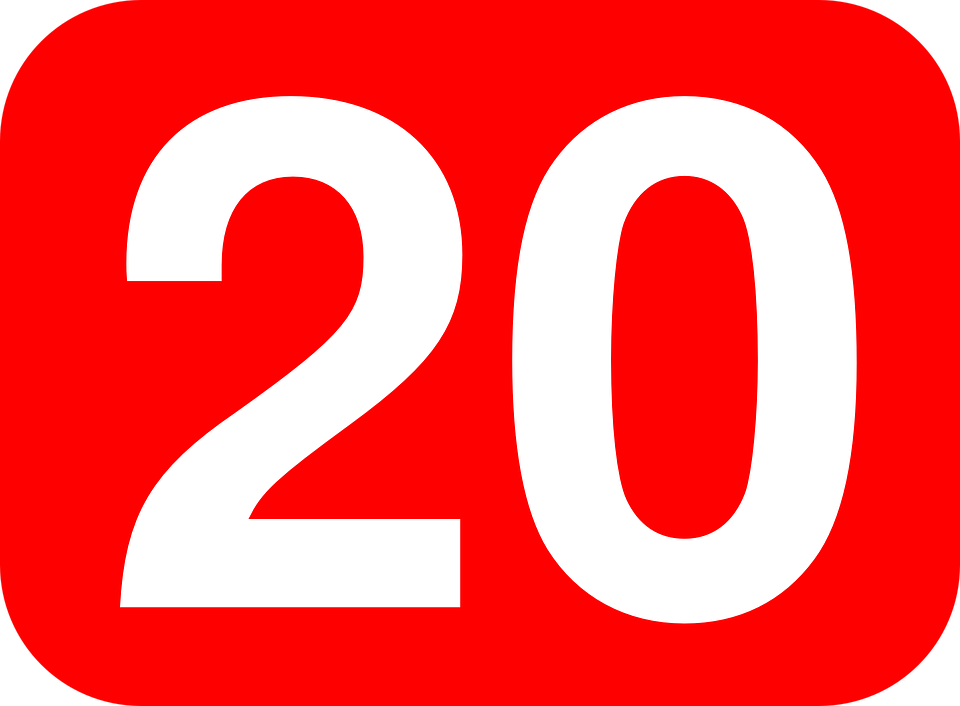 Number 20 | Images and Photos finder - 20 Mm Is Hoeveel Cm