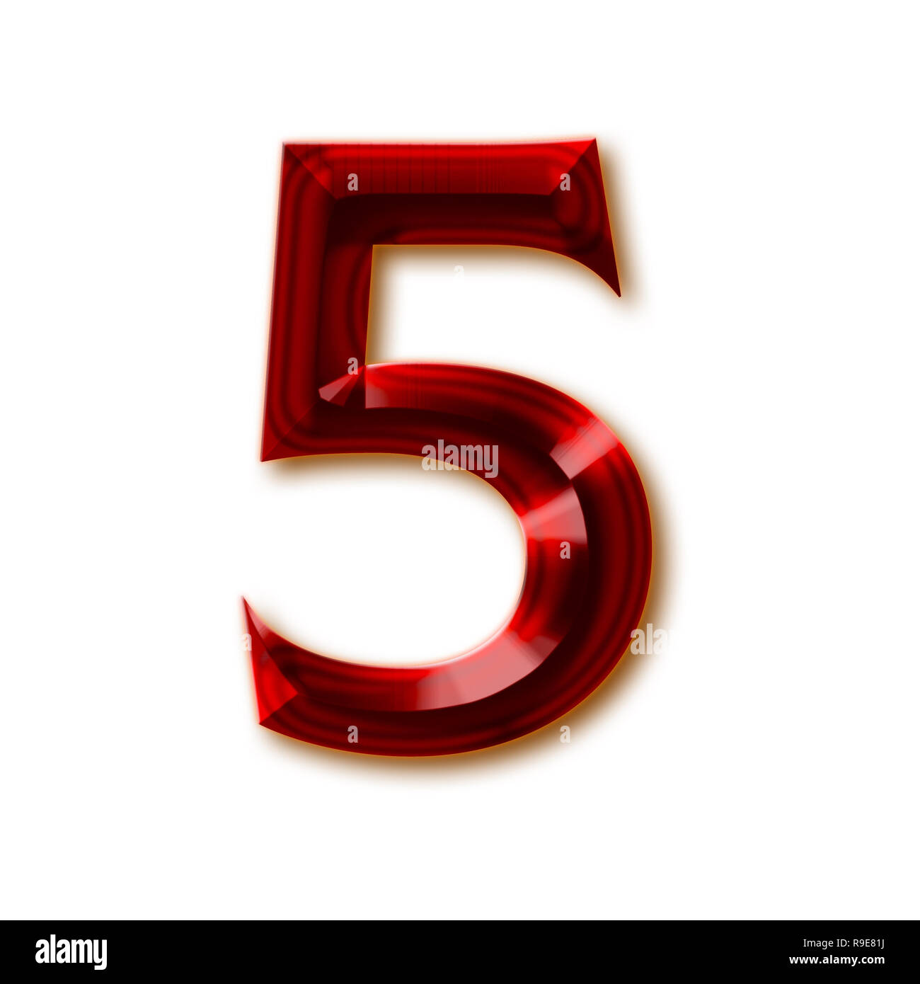 Number 5 Red - 5 Letter Woord Eindigend Op O