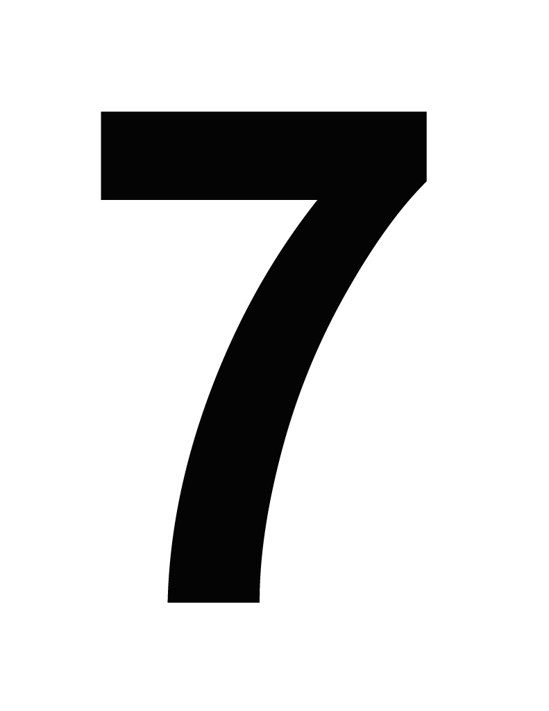 Number 7 Printable - 7 Eigenschappen Van Effectief Leiderschap