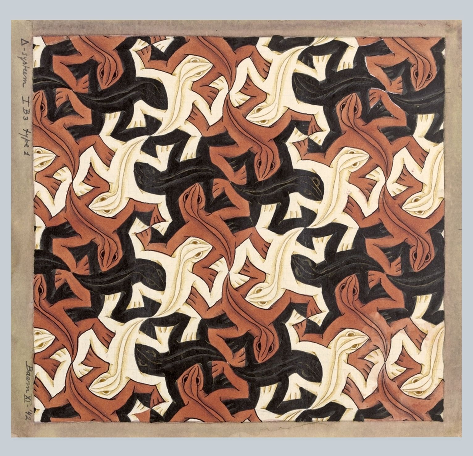 Obra Lizard Nº 56 de M. C. Escher. | Escher art, Value in art, Art - Kunstwerken Van Maurits Cornelis Escher