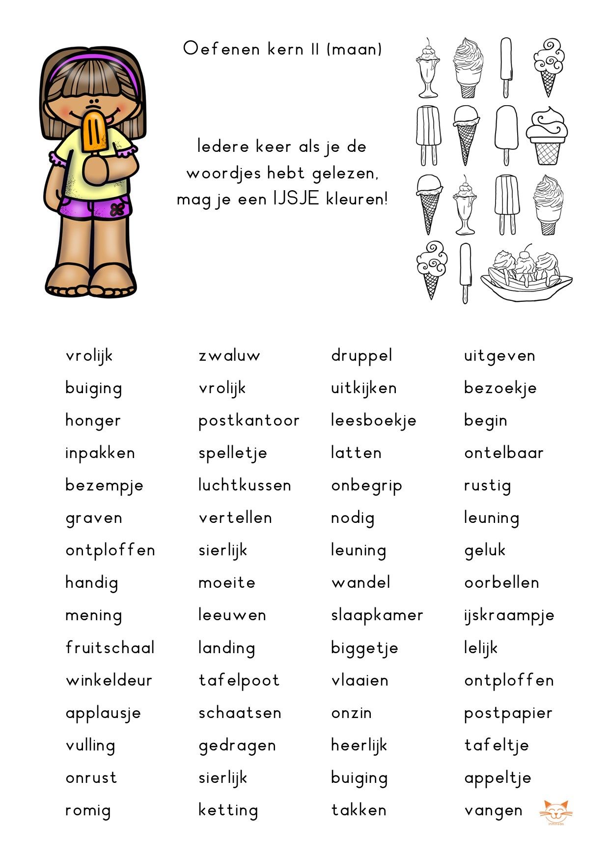 Oefenen kern 11-maan | Leren lezen, Lezen, Leesvaardigheid - Hoeveel Woorden Heeft De Engelse Taal