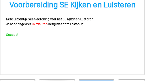 Kijk En Luistertoets Nederlands Oefenen