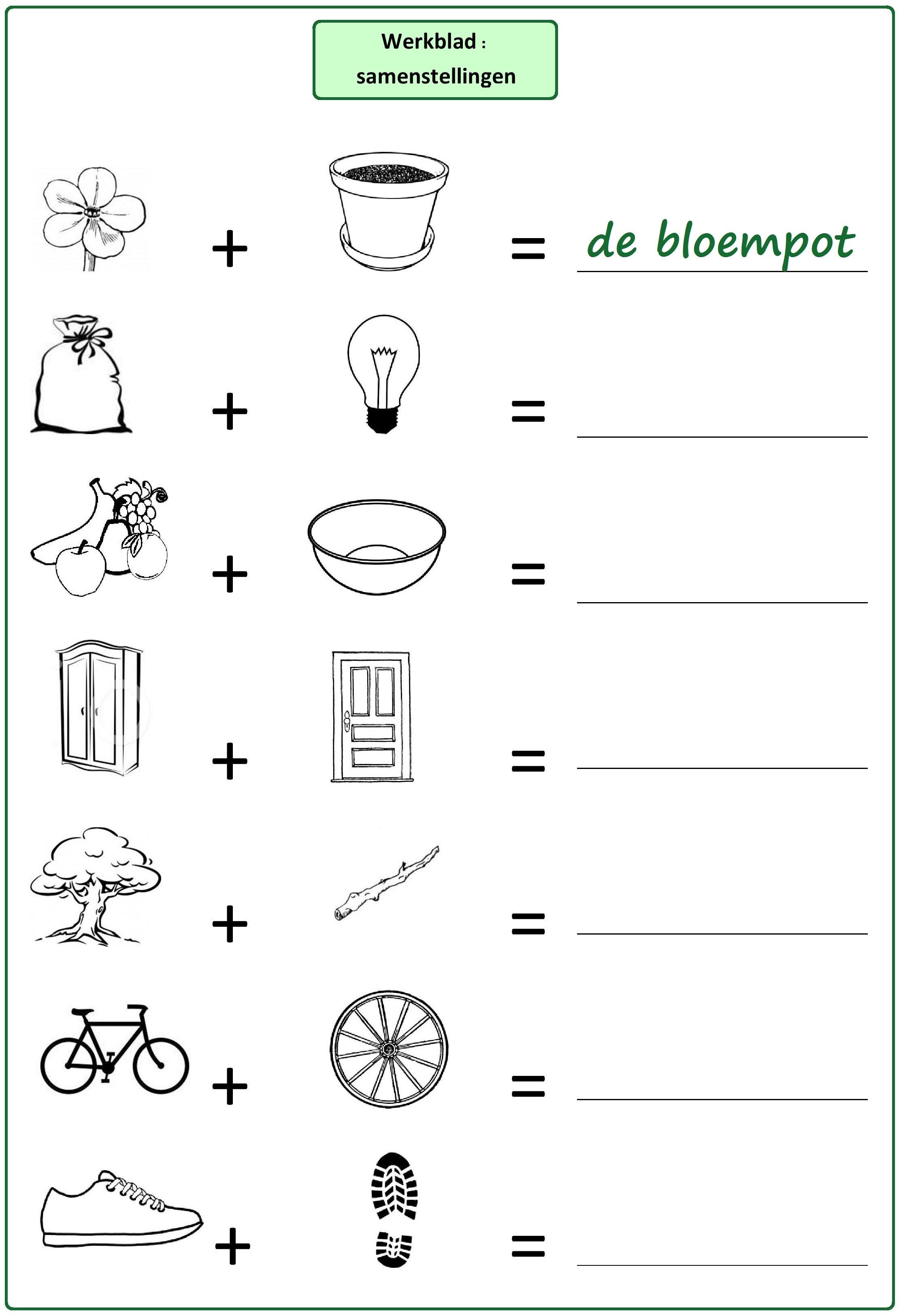 Oefening : samenstellingen (1) - Woorden Maken Met 10 Letters