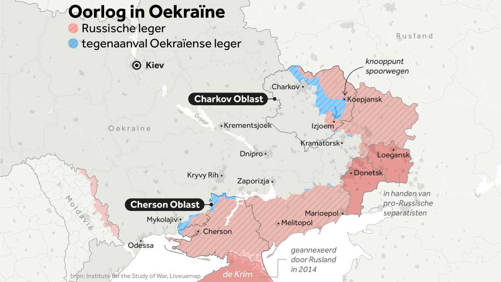Oekraïense militairen boeken snelste terreinwinst sinds maart - Waar Ligt Oekraine Op De Wereldkaart