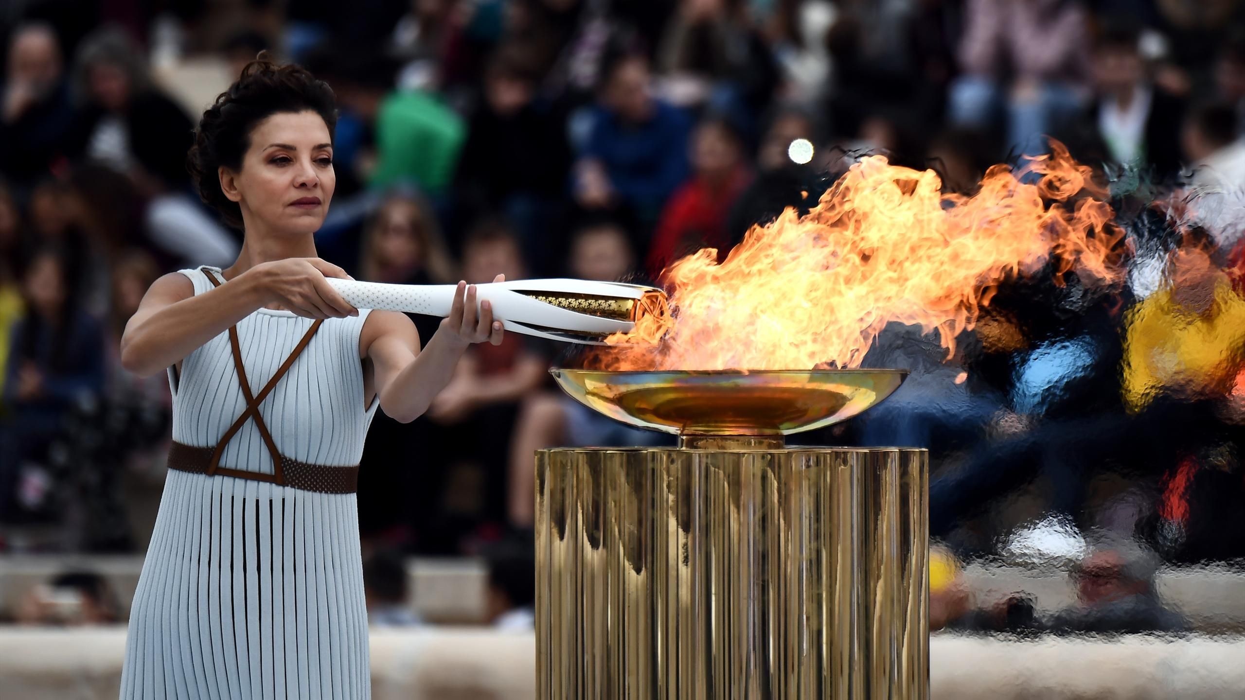 Olympic Flame to be lit without spectators present - Eurosport - Chinees Taipei Op De Olympische Spelen