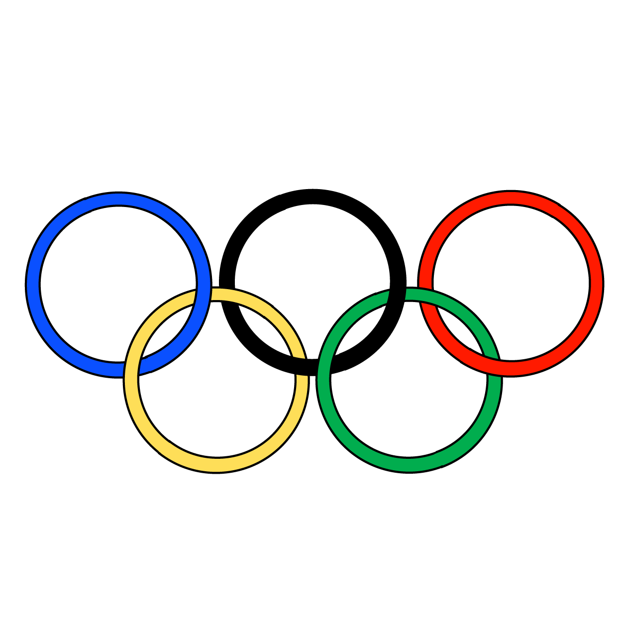 Olympic Symbol Clip Art - ClipArt Best - Waaruit Bestaat De Afbeelding Op De Olympische Vlag 9 Letters
