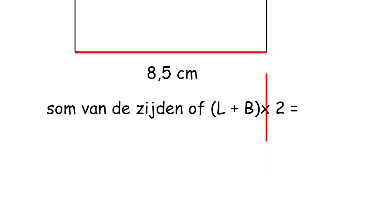Hoe Bereken Je De Omtrek Van Een Rechthoek