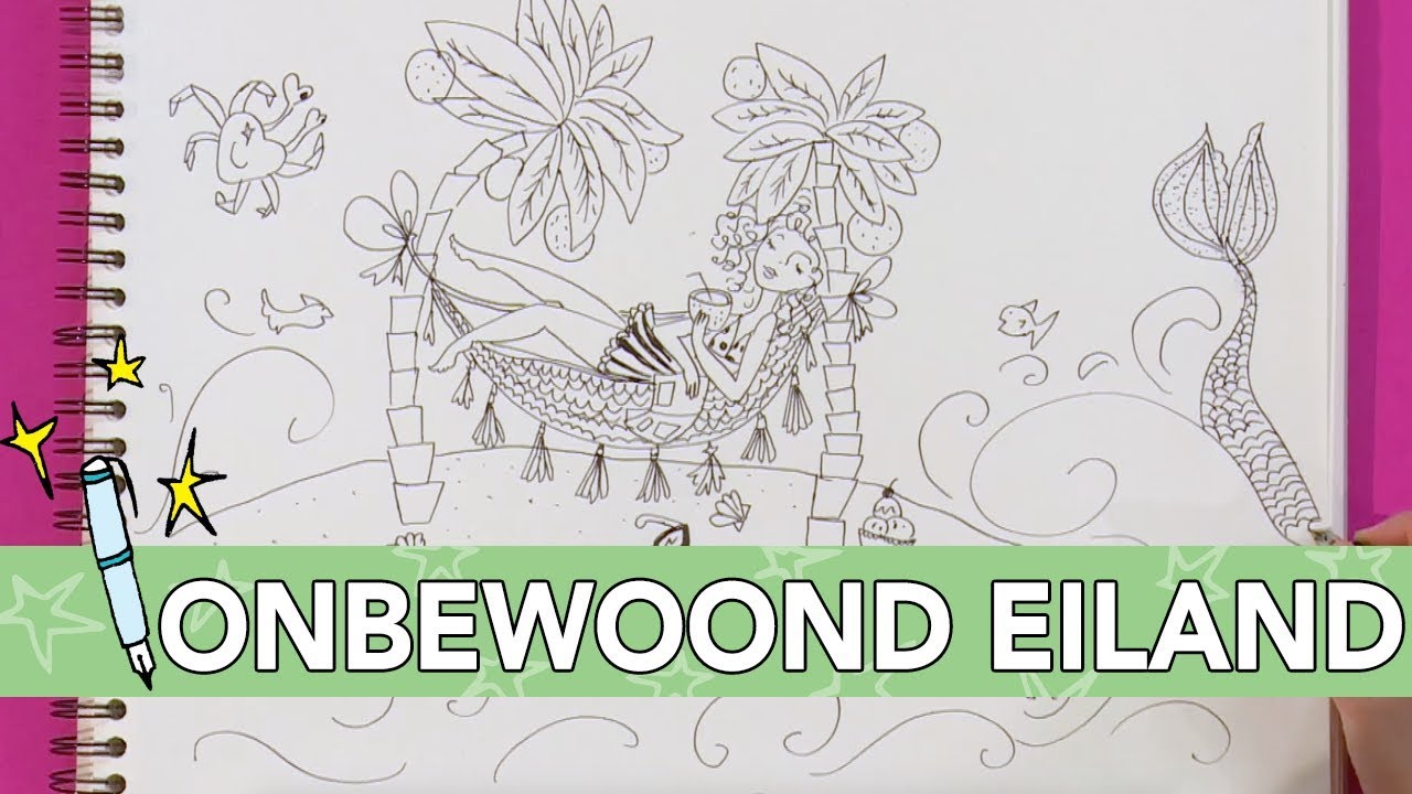 Onbewoond eiland - Tekenen | Jill - YouTube - Kinderen Voor Kinderen Op Een Onbewoond Eiland