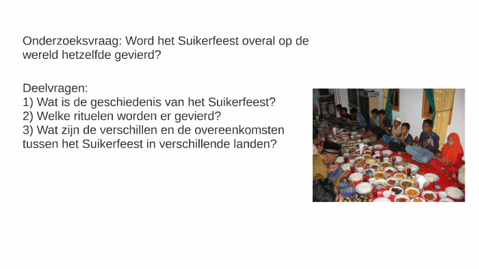 Waarom Wordt Het Suikerfeest Gevierd