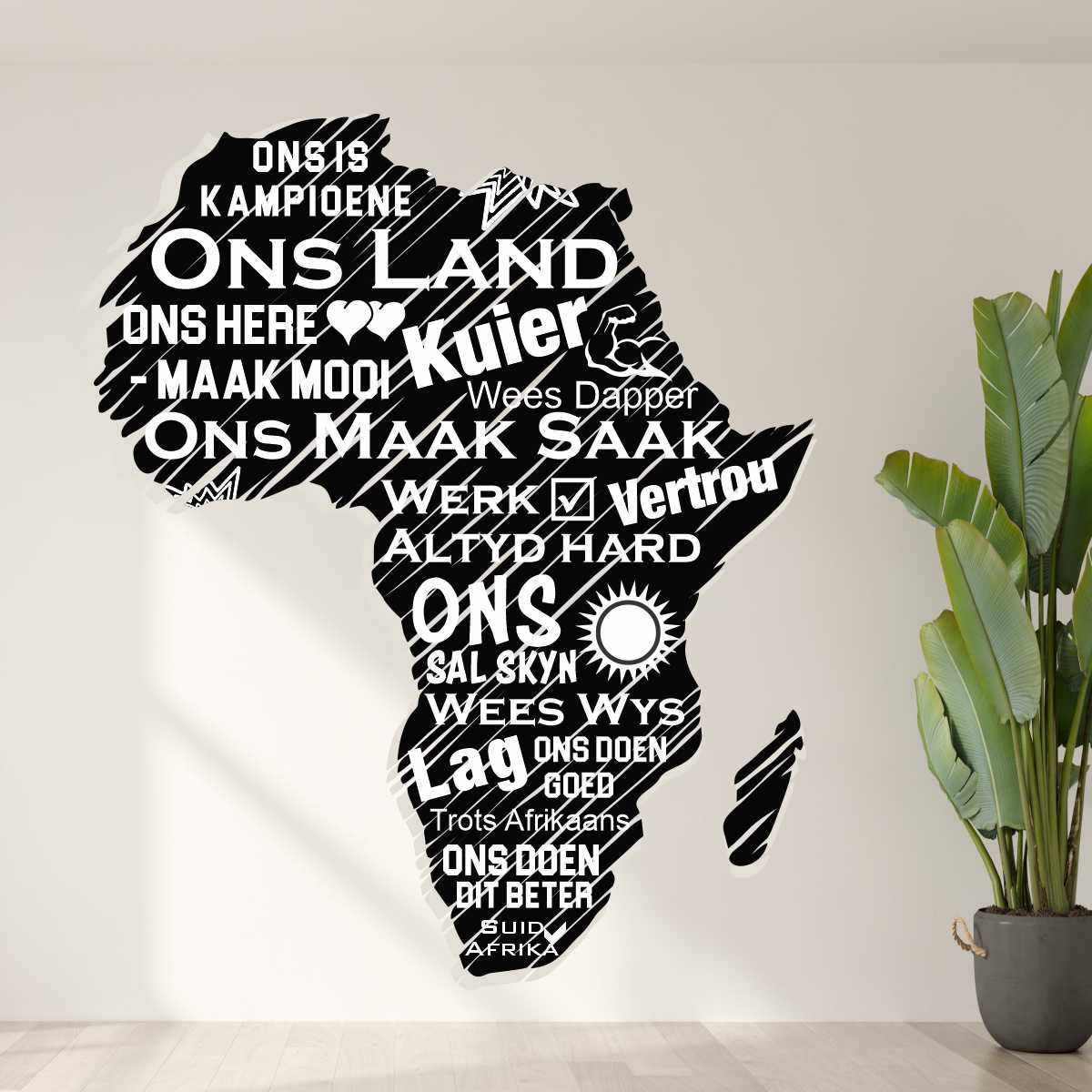 ONS LAND, Afrikaans Word Map of Africa - Smart Digital Media - Afrikaans Land Waar Portugees Wordt Gesproken