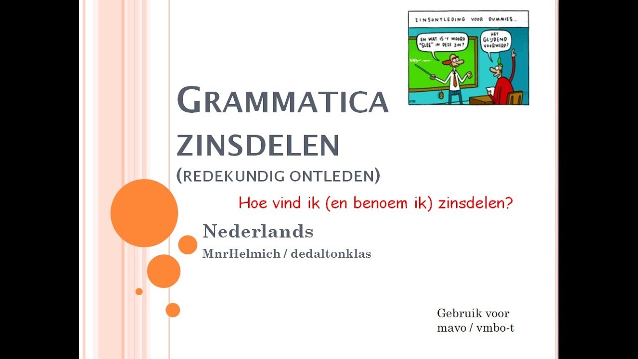 Ontdek Hoe Je Zinsdelen Vindt Voor Een Betere Grammaticale Structuur - Hoe Ontleed Je Een Zin